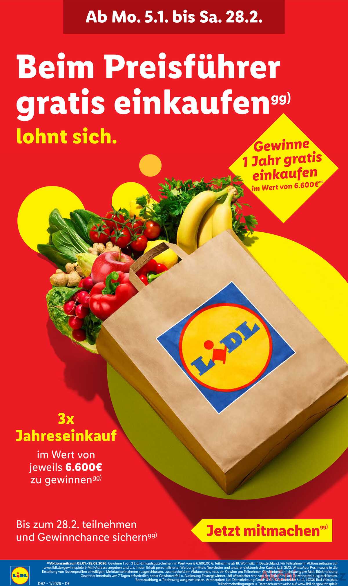 Leták Lidl Německo 29.12.-3.1.2026 strana 54