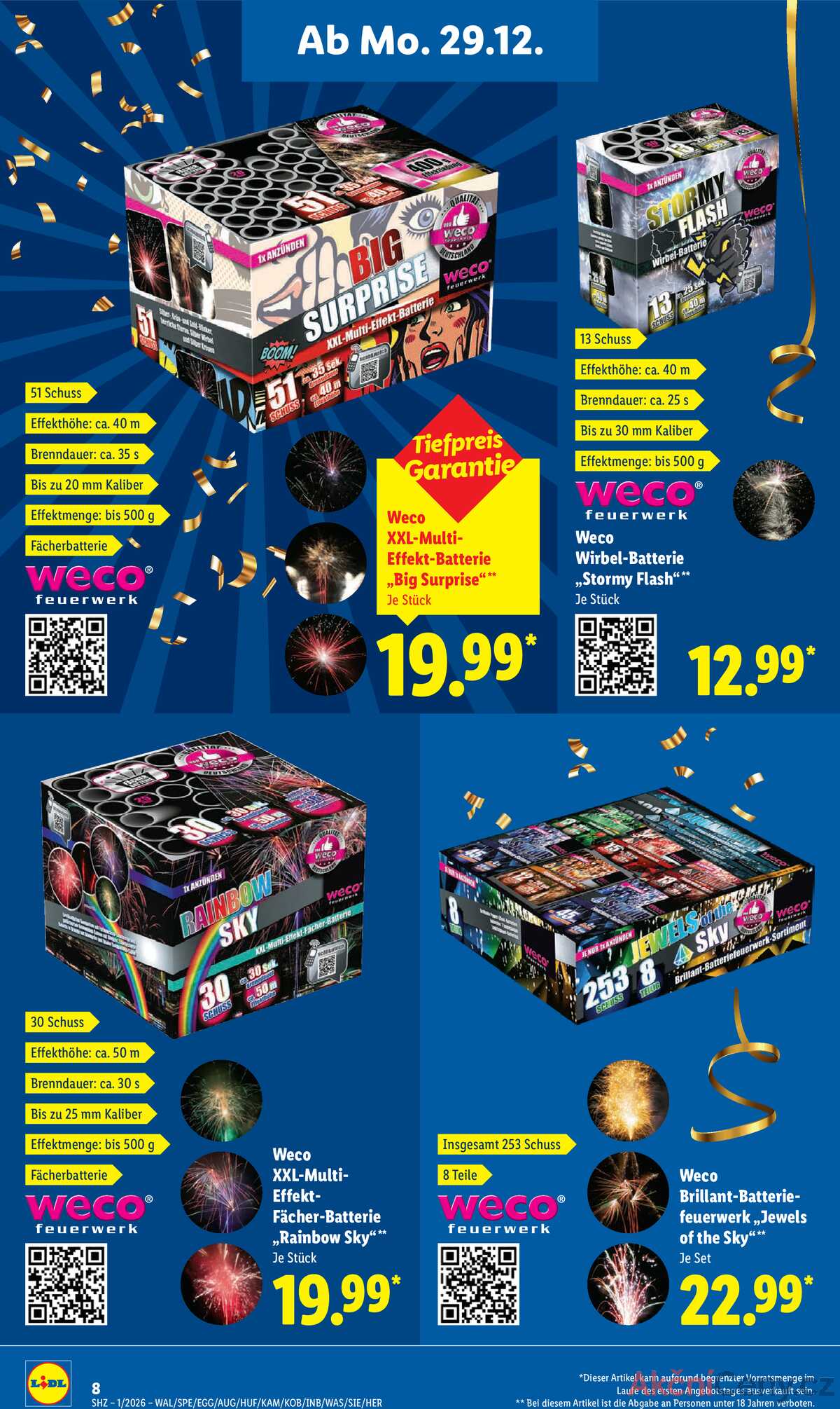 Leták Lidl Německo 29.12.-3.1.2026 strana 8