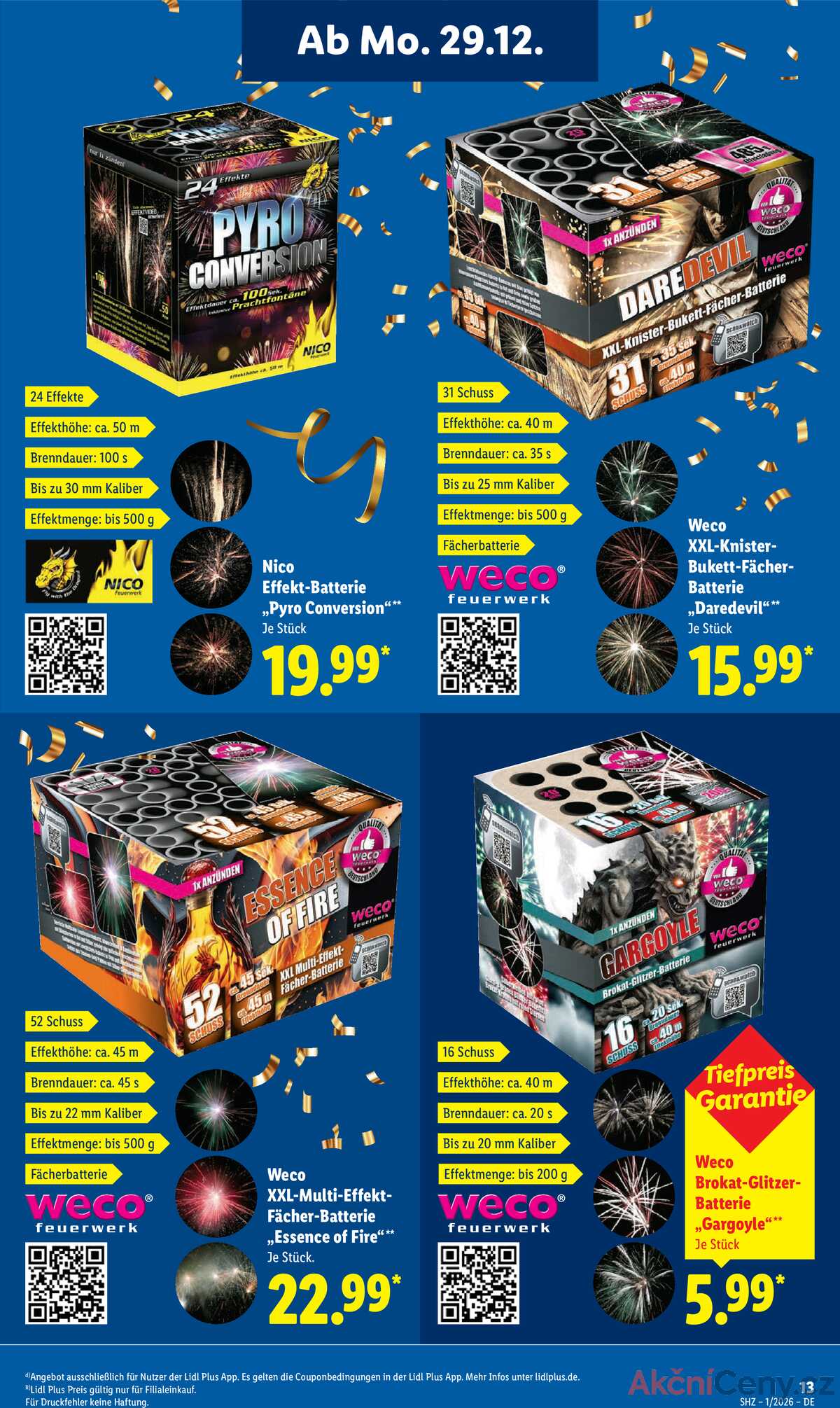 Leták Lidl Německo 29.12.-3.1.2026 strana 13