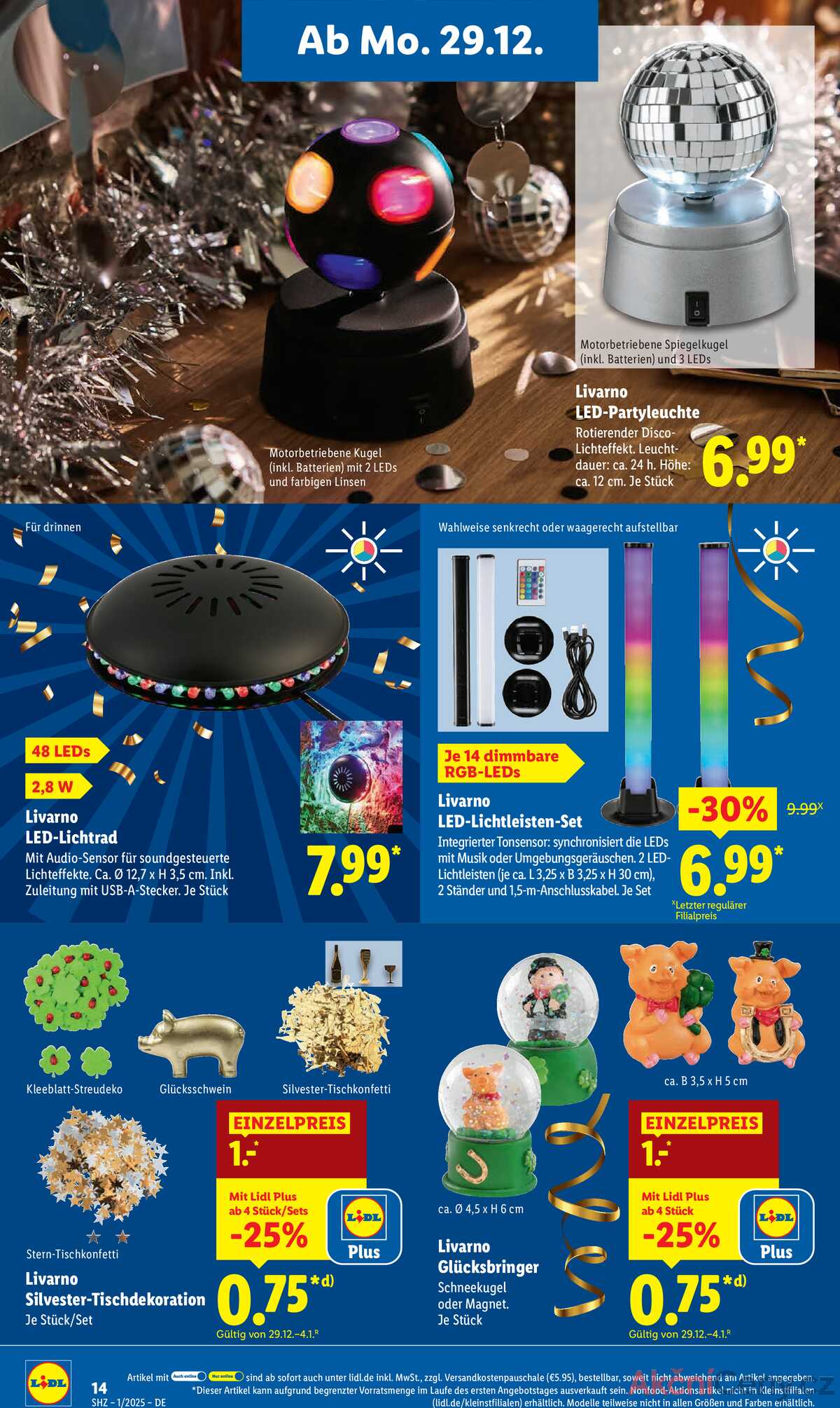 Leták Lidl Německo 29.12.-3.1.2026 strana 14