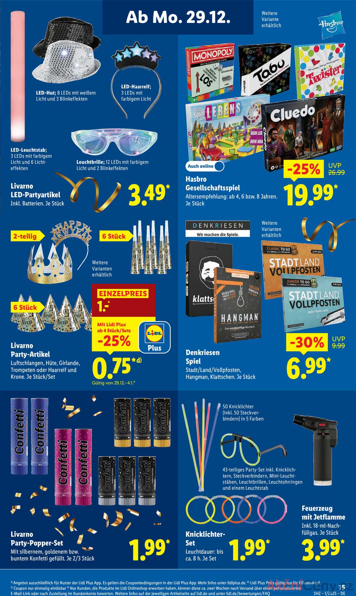 Leták Lidl Německo 29.12.-3.1.2026 strana 15