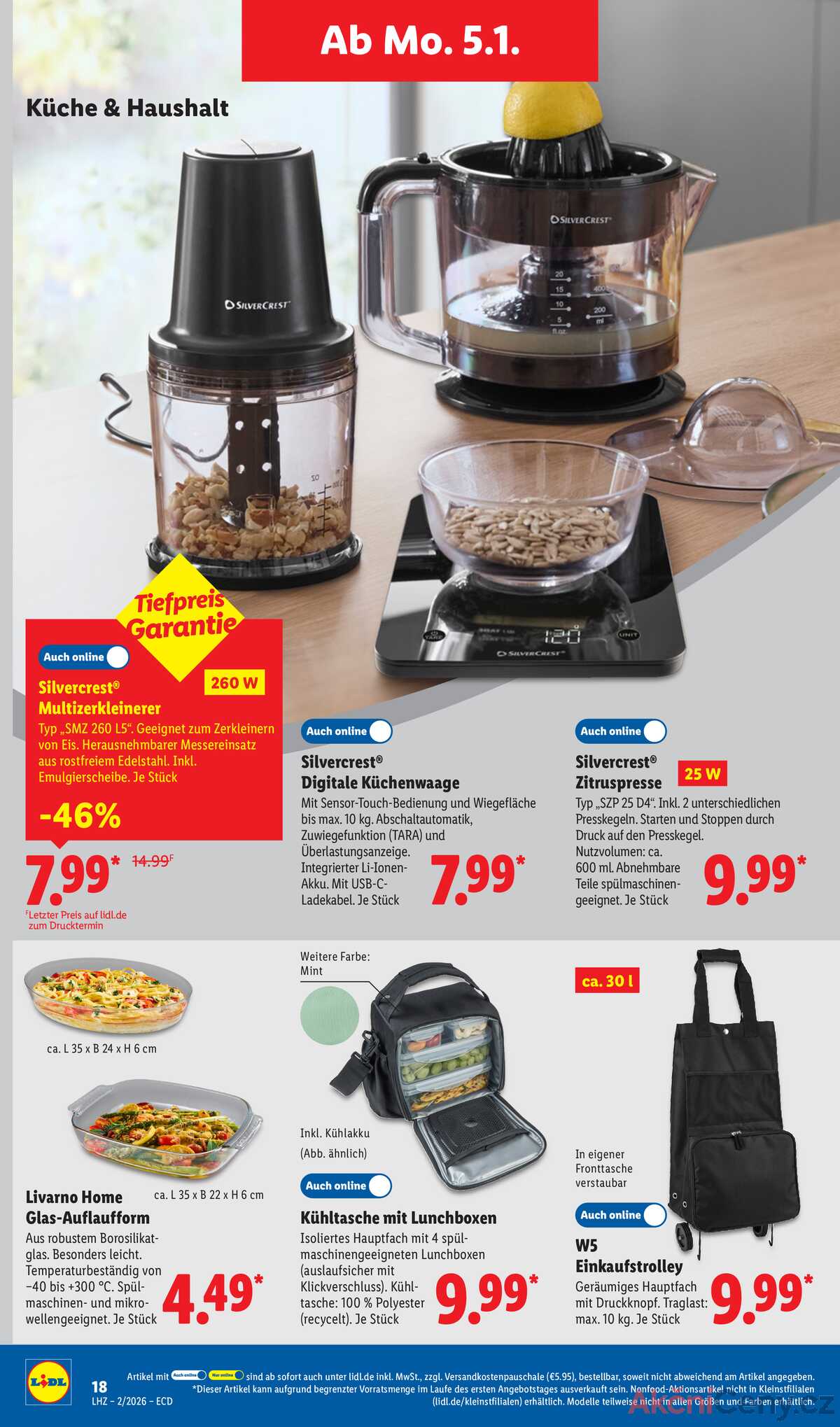 Leták Lidl Německo 5.1.-10.1.2026 strana 10