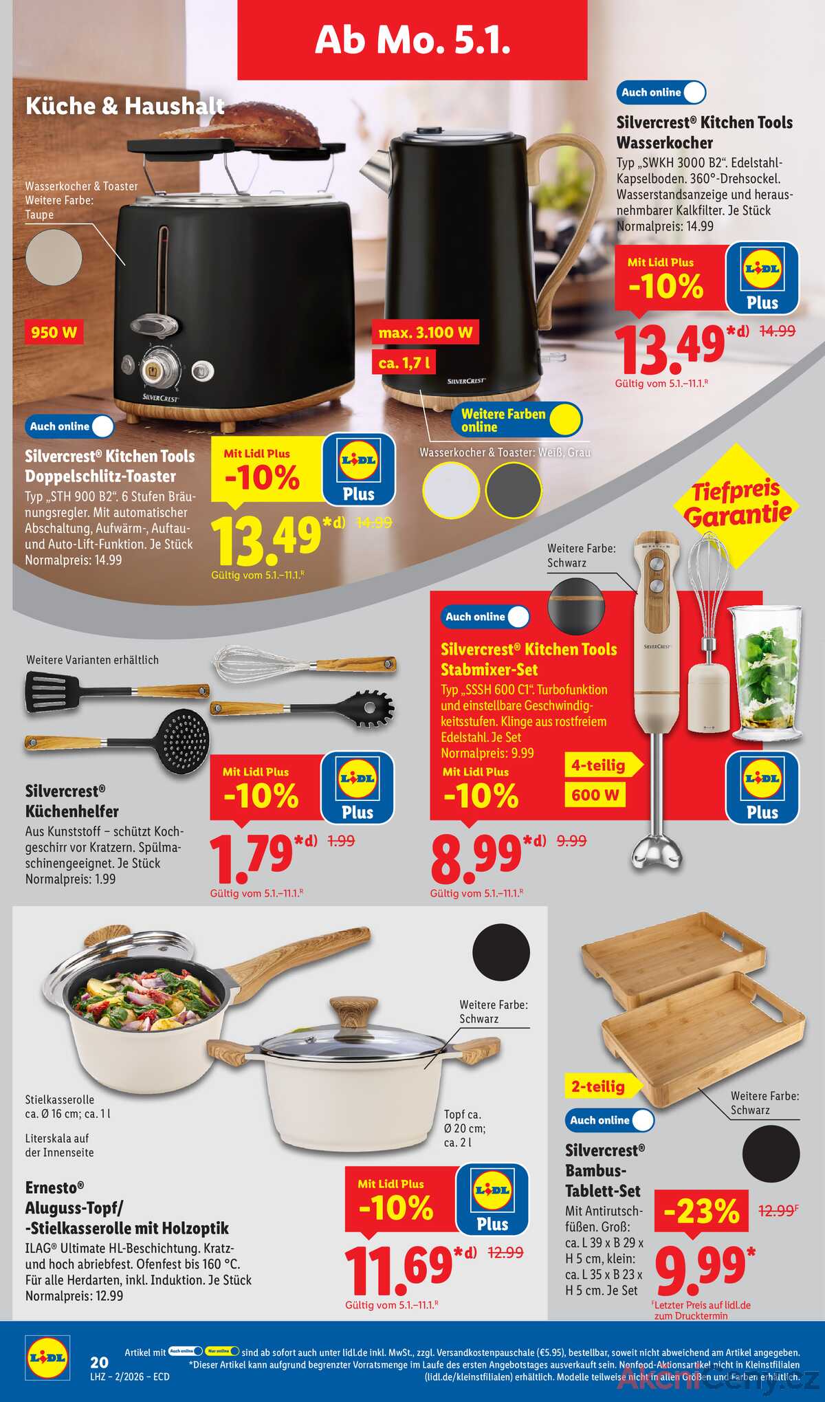 Leták Lidl Německo 5.1.-10.1.2026 strana 12