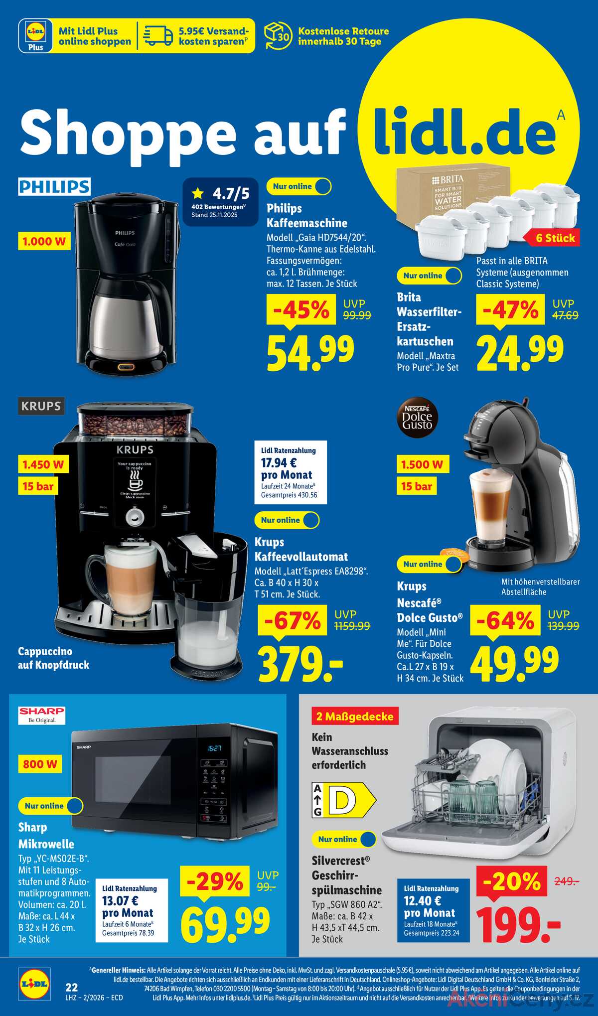 Leták Lidl Německo 5.1.-10.1.2026 strana 14