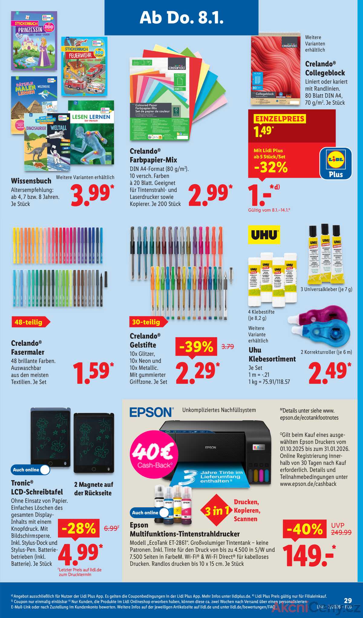 Leták Lidl Německo 5.1.-10.1.2026 strana 25