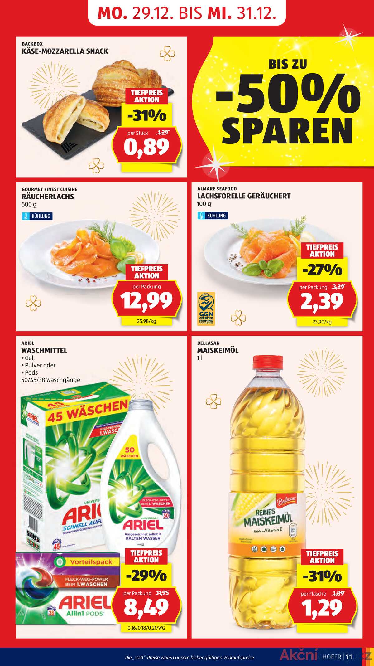 Leták HOFER Rakousko 27.12.-31.12.2025 strana 13