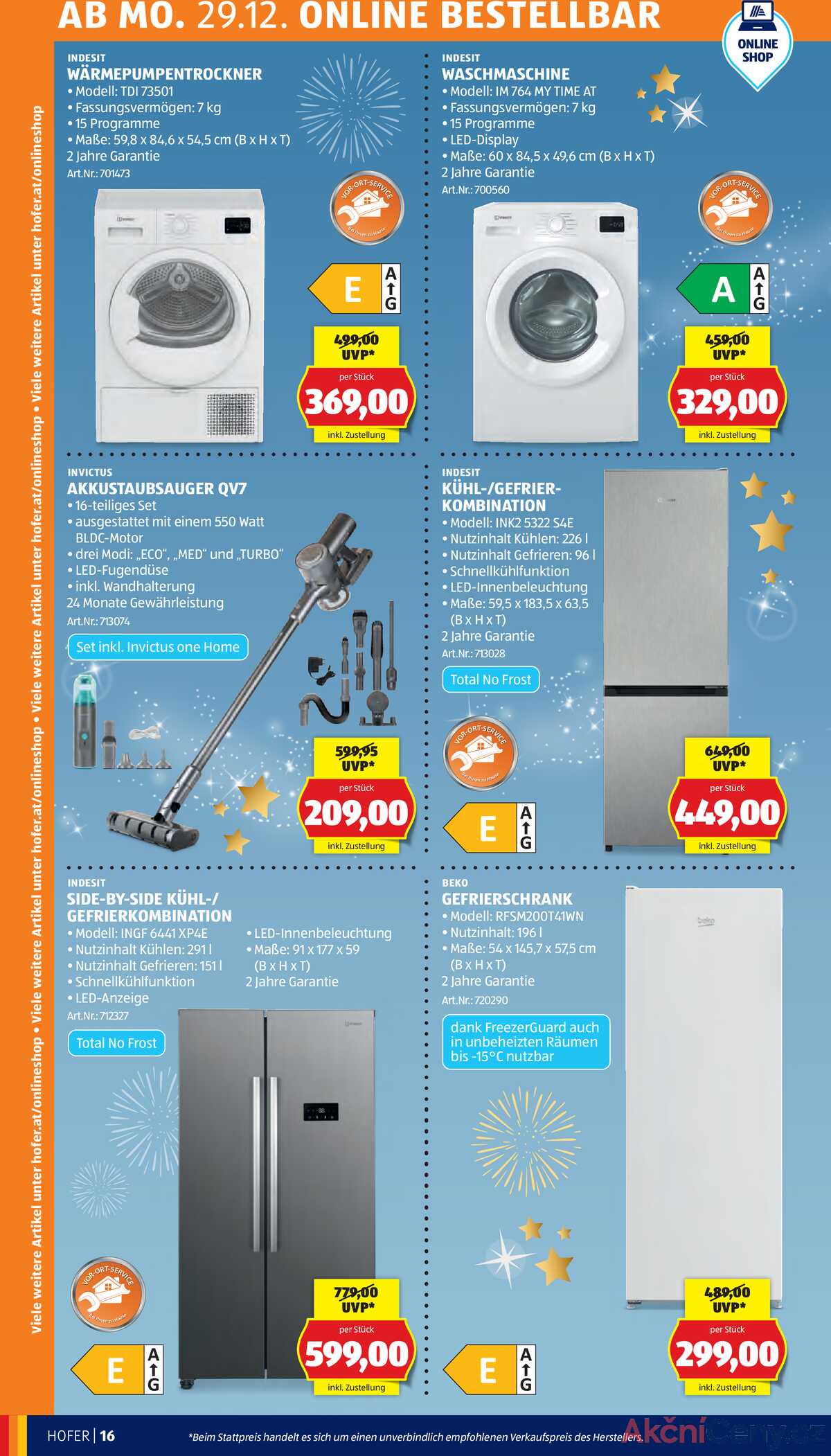 Leták HOFER Rakousko 27.12.-31.12.2025 strana 20