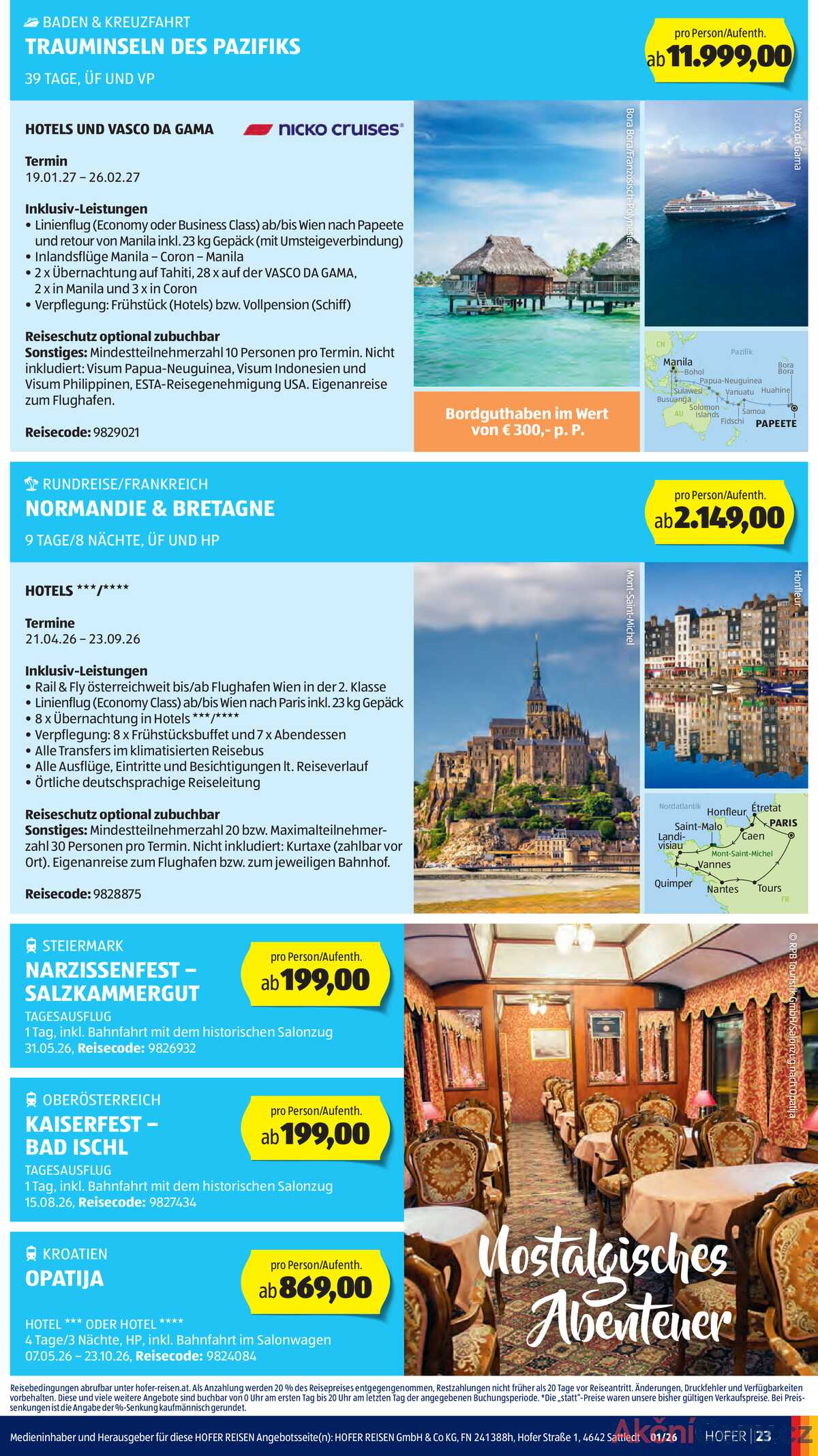 Leták HOFER Rakousko 27.12.-31.12.2025 strana 27