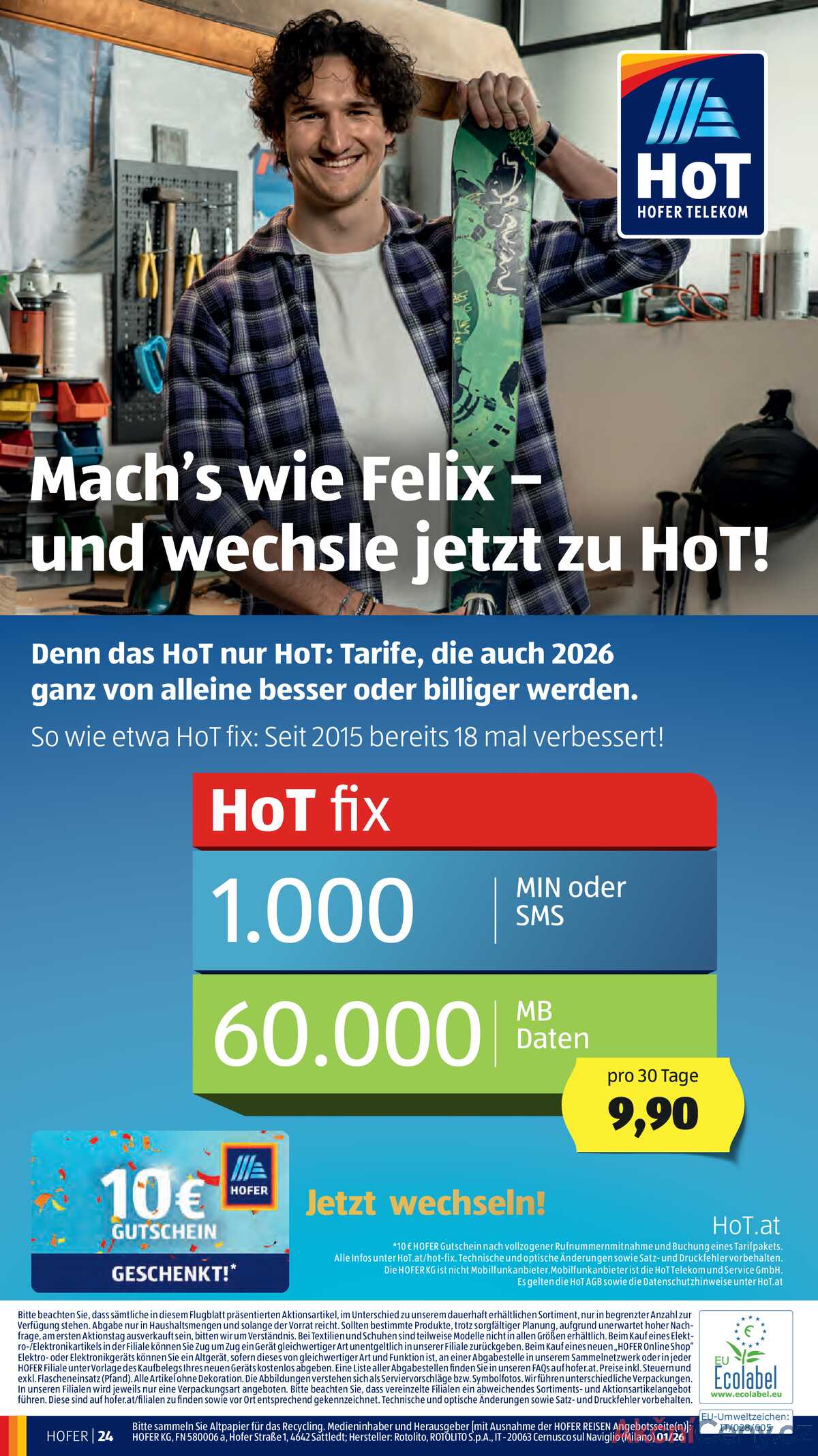 Leták HOFER Rakousko 27.12.-31.12.2025 strana 28