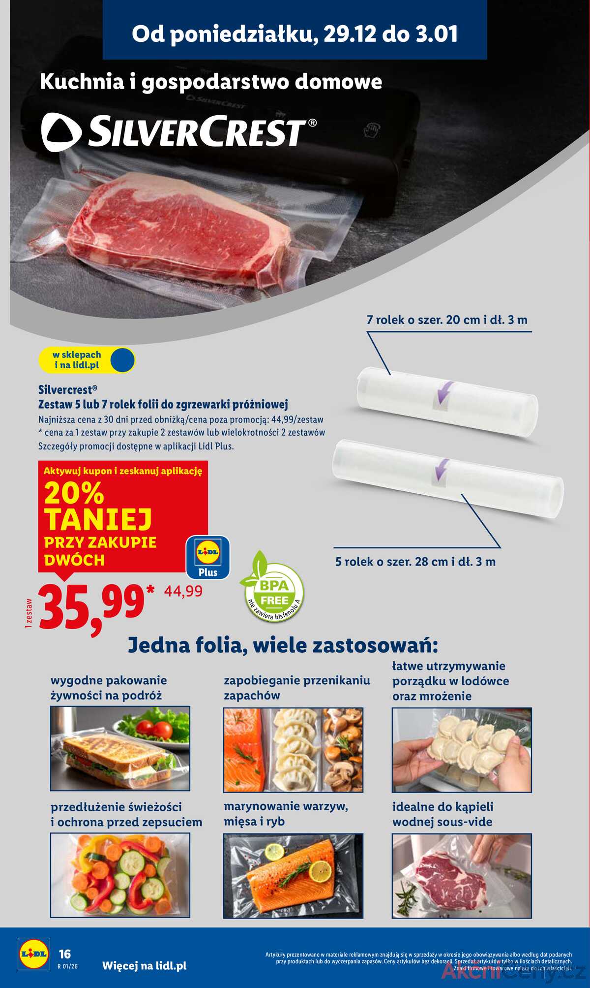 Katalog Lidl Polsko 29.12.-3.1.2026 strana 16