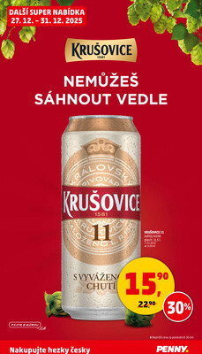 Penny Market od 27.12. do 31.12.2025