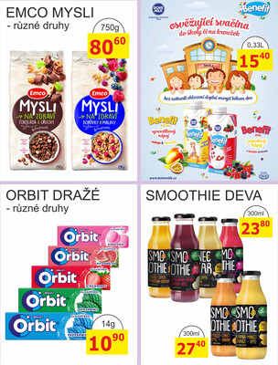 BENE Nápoje od 1.1. do 31.1.2026