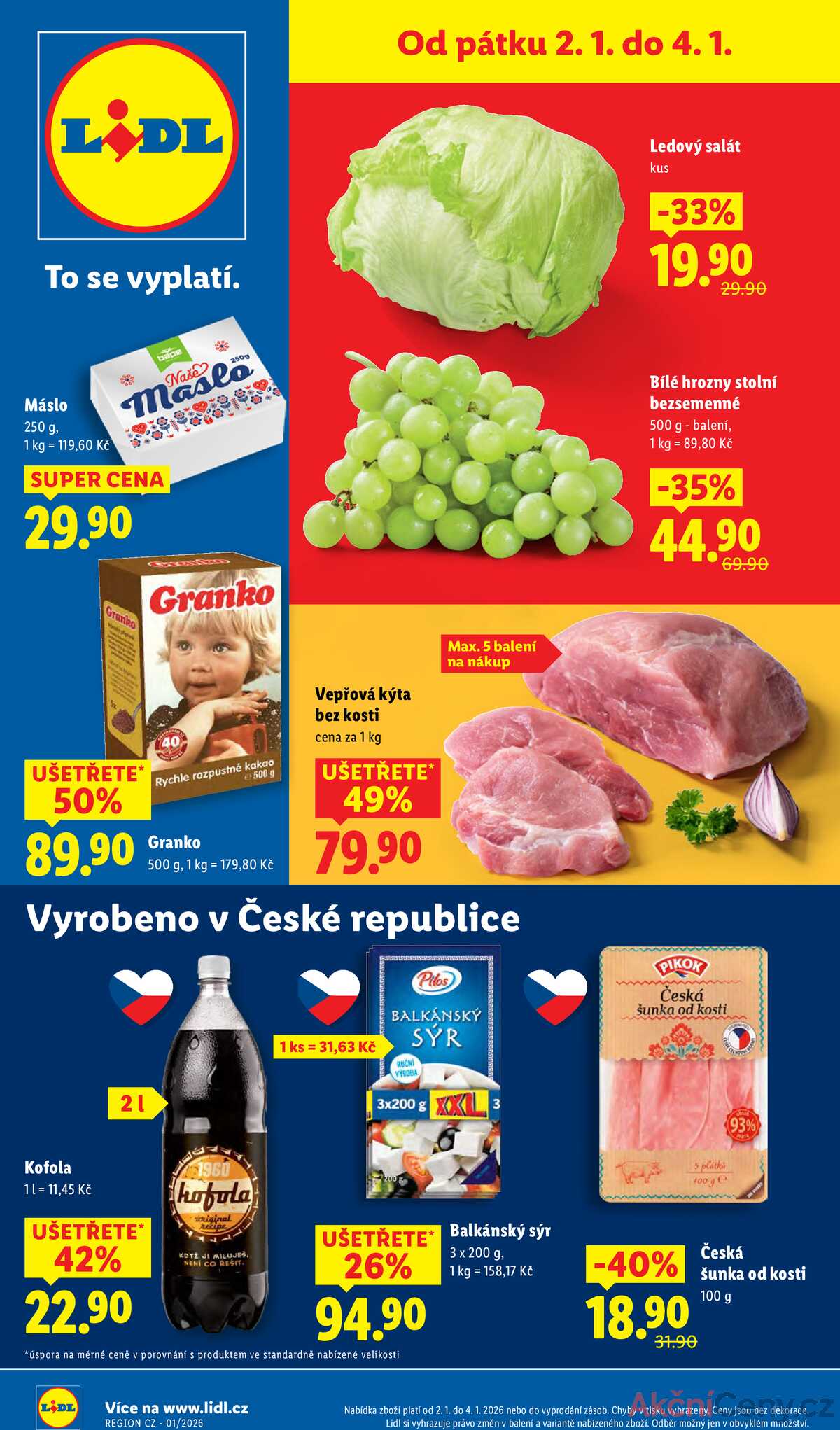 Lidl Pátek od 2.1. do 4.1.2026 strana 1