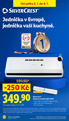 Lidl Pátek od 2.1. do 4.1.2026