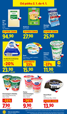 Lidl Pátek od 2.1. do 4.1.2026
