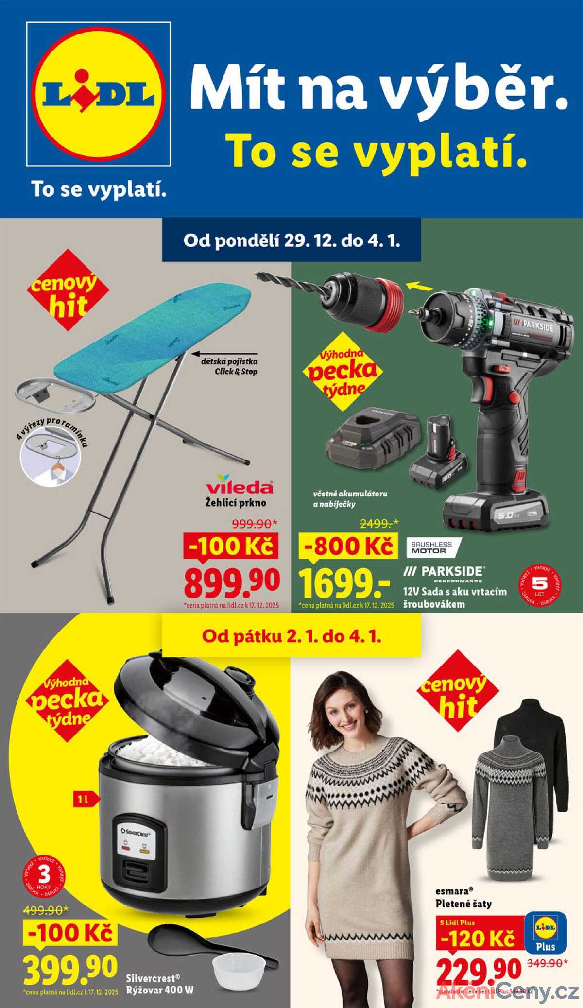 Lidl Spotřební zboží 29.12. - 4.1. strana 1