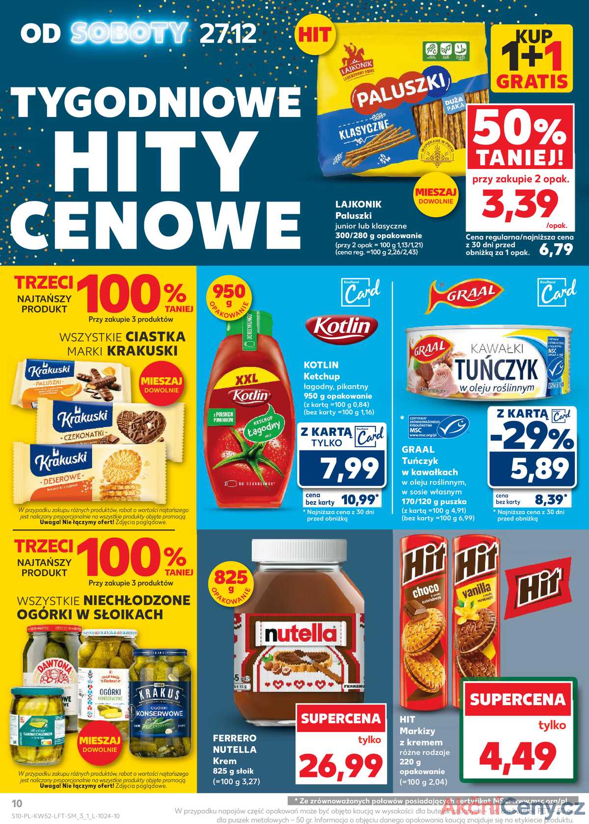 Leták Kaufland Polsko 27.12.-31.12.2025 - Noviny týdne strana 10