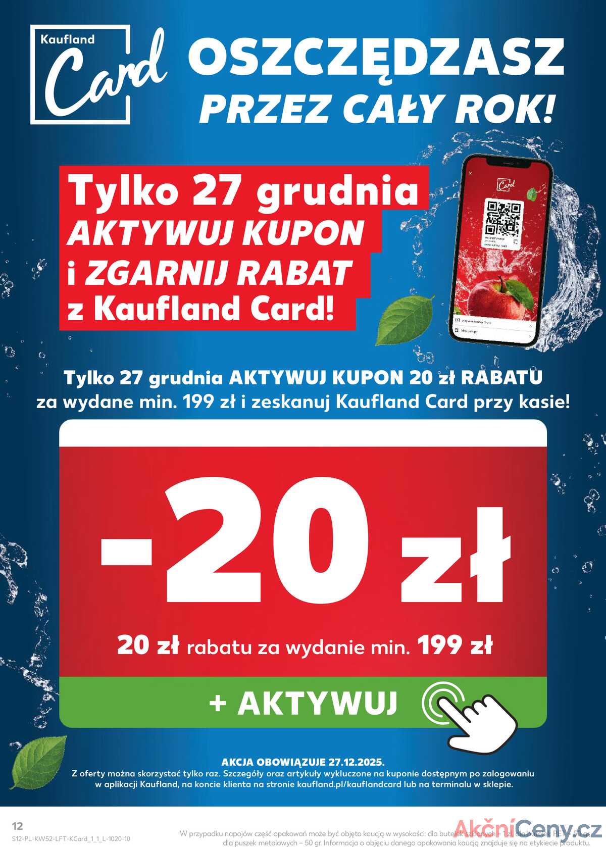 Leták Kaufland Polsko 27.12.-31.12.2025 - Noviny týdne strana 12
