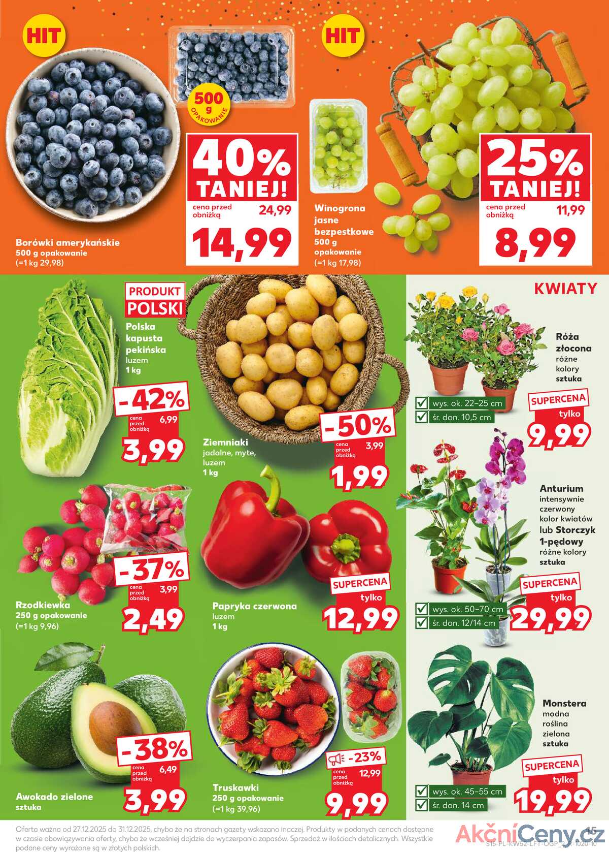 Leták Kaufland Polsko 27.12.-31.12.2025 - Noviny týdne strana 15