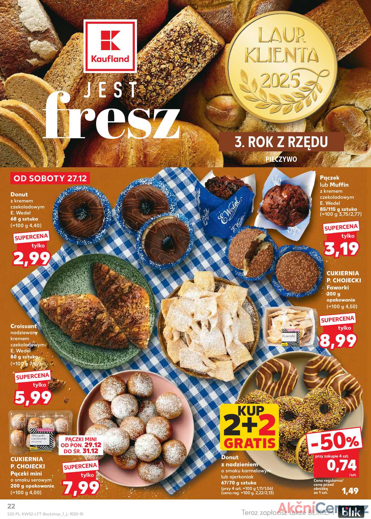 Leták Kaufland Polsko 27.12.-31.12.2025 - Noviny týdne strana 22