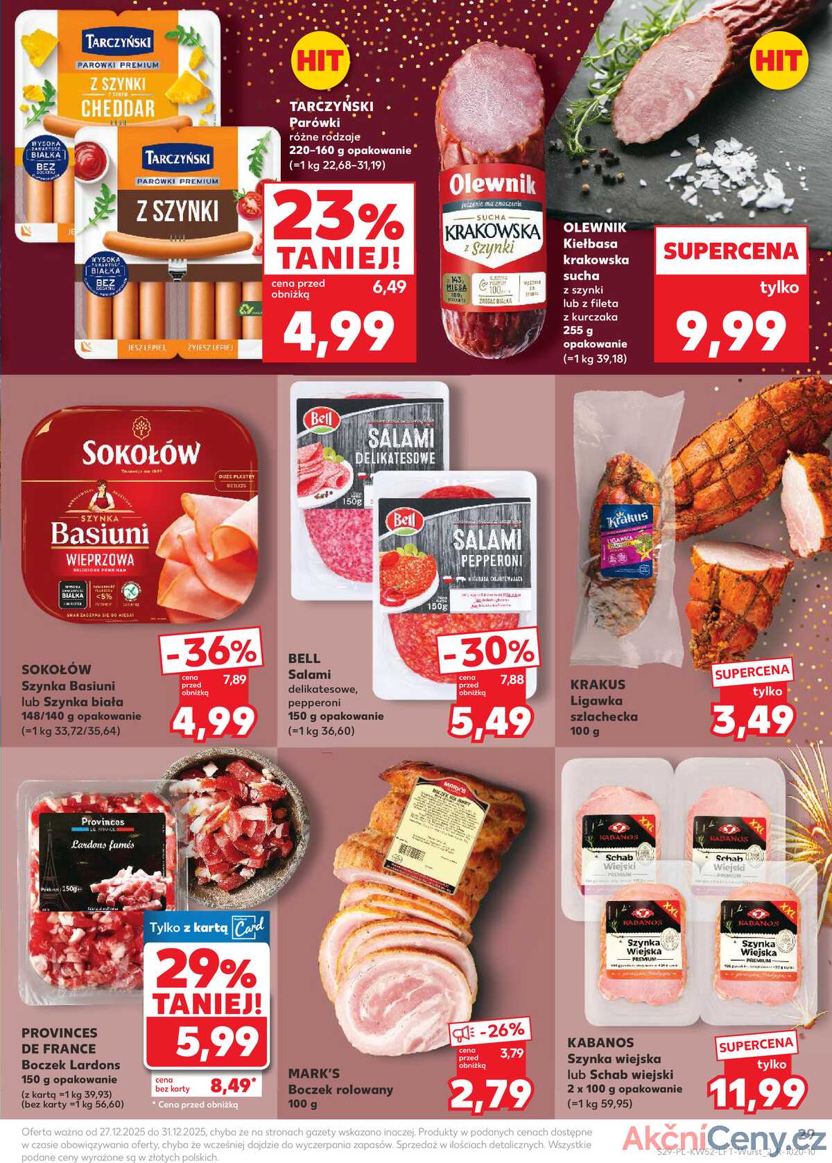 Leták Kaufland Polsko 27.12.-31.12.2025 - Noviny týdne strana 29