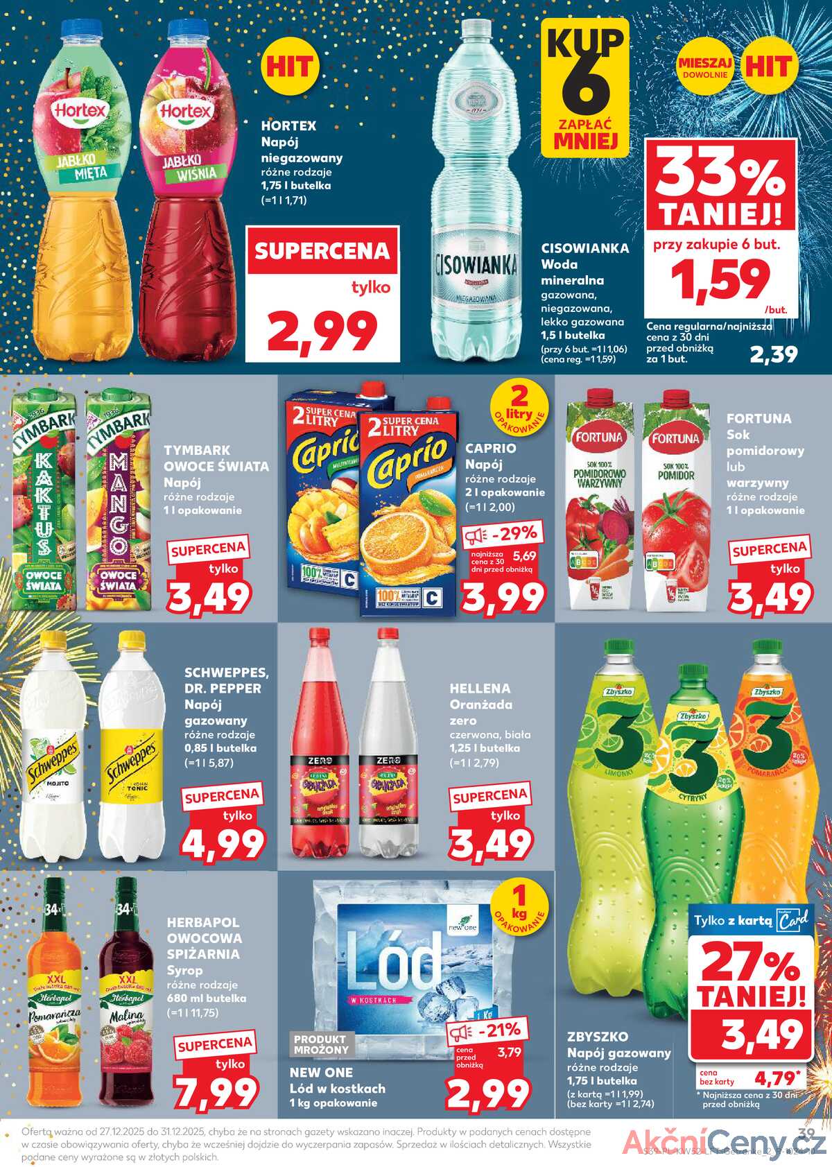 Leták Kaufland Polsko 27.12.-31.12.2025 - Noviny týdne strana 39