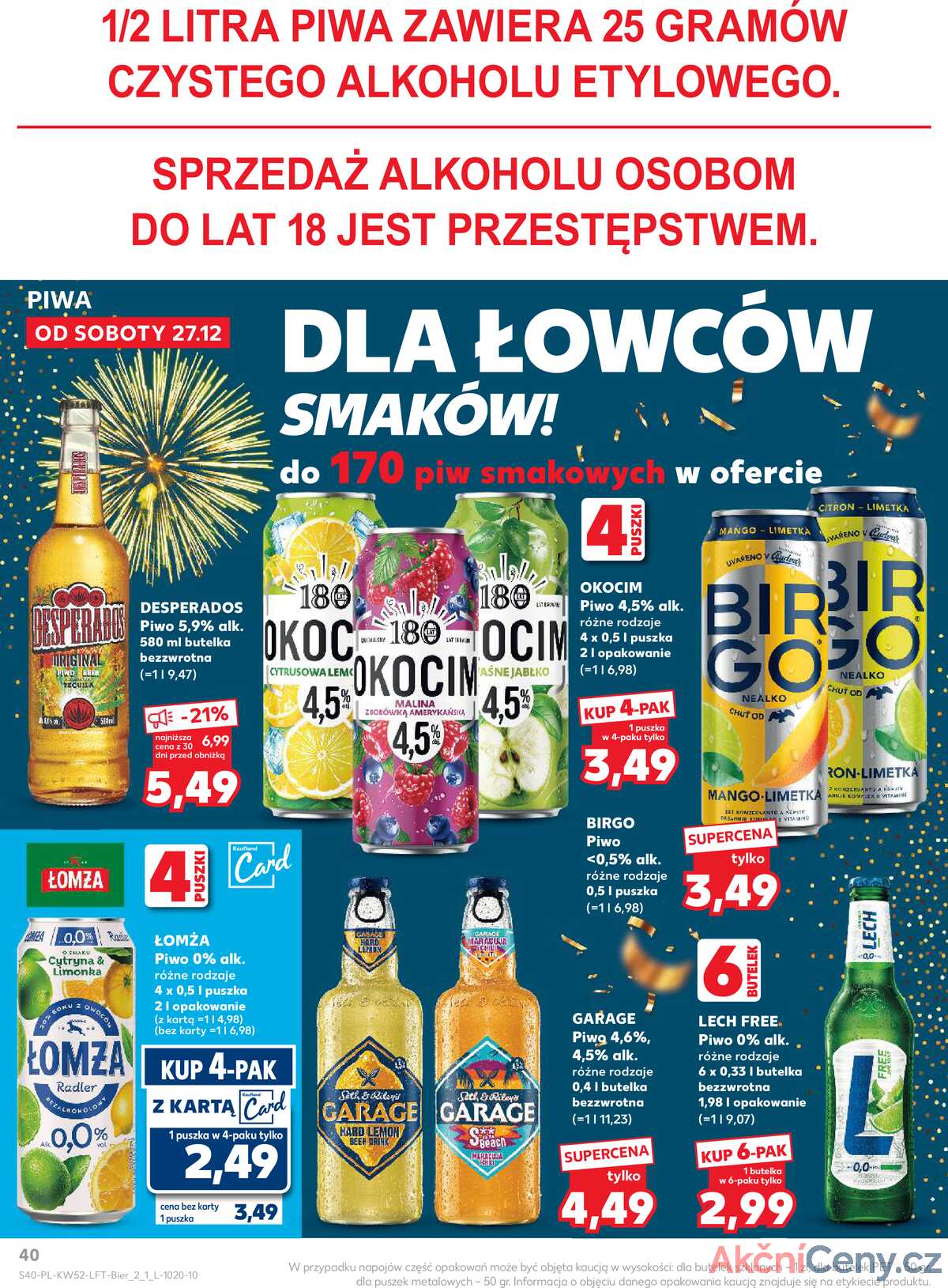 Leták Kaufland Polsko 27.12.-31.12.2025 - Noviny týdne strana 40
