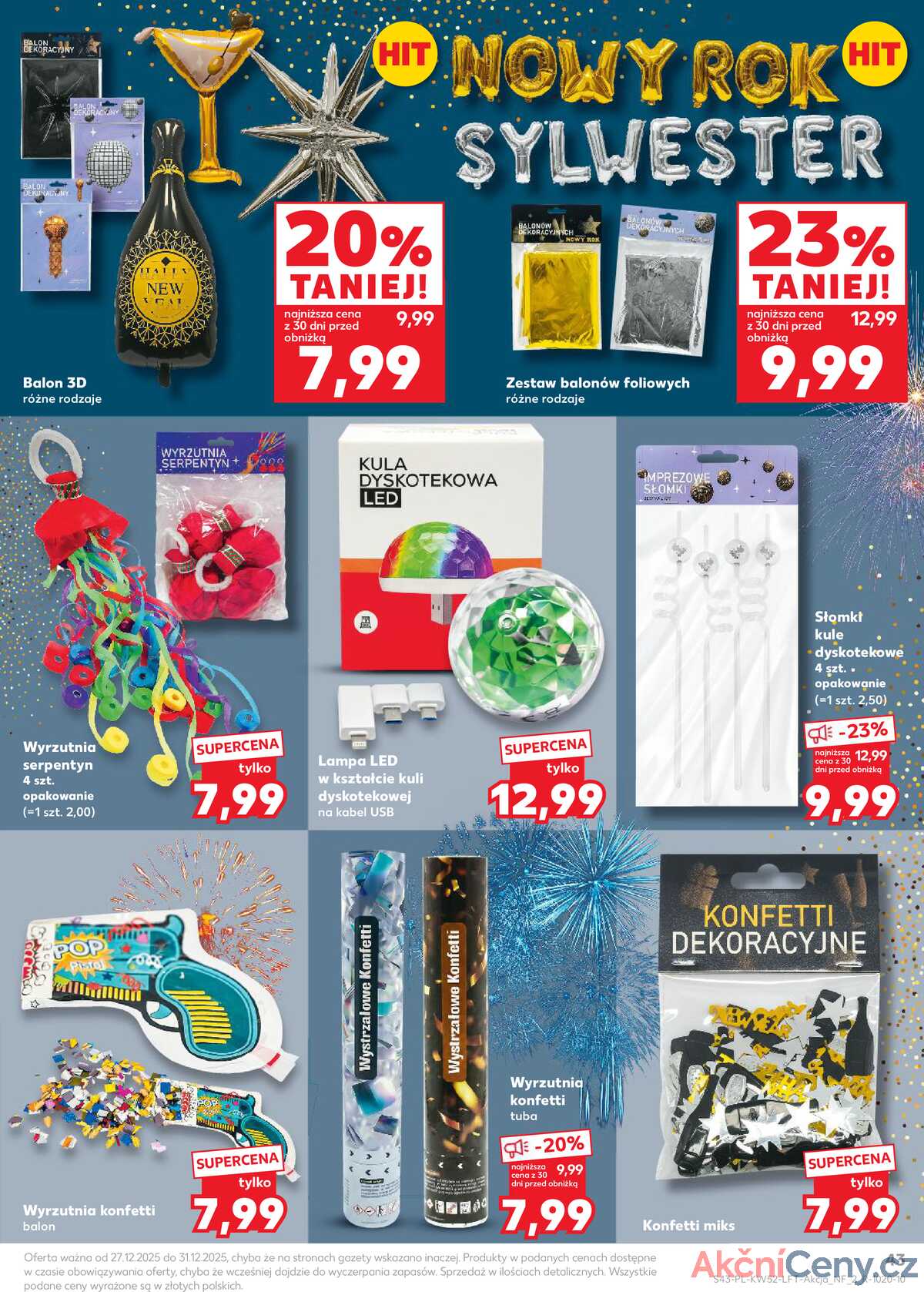 Leták Kaufland Polsko 27.12.-31.12.2025 - Noviny týdne strana 43