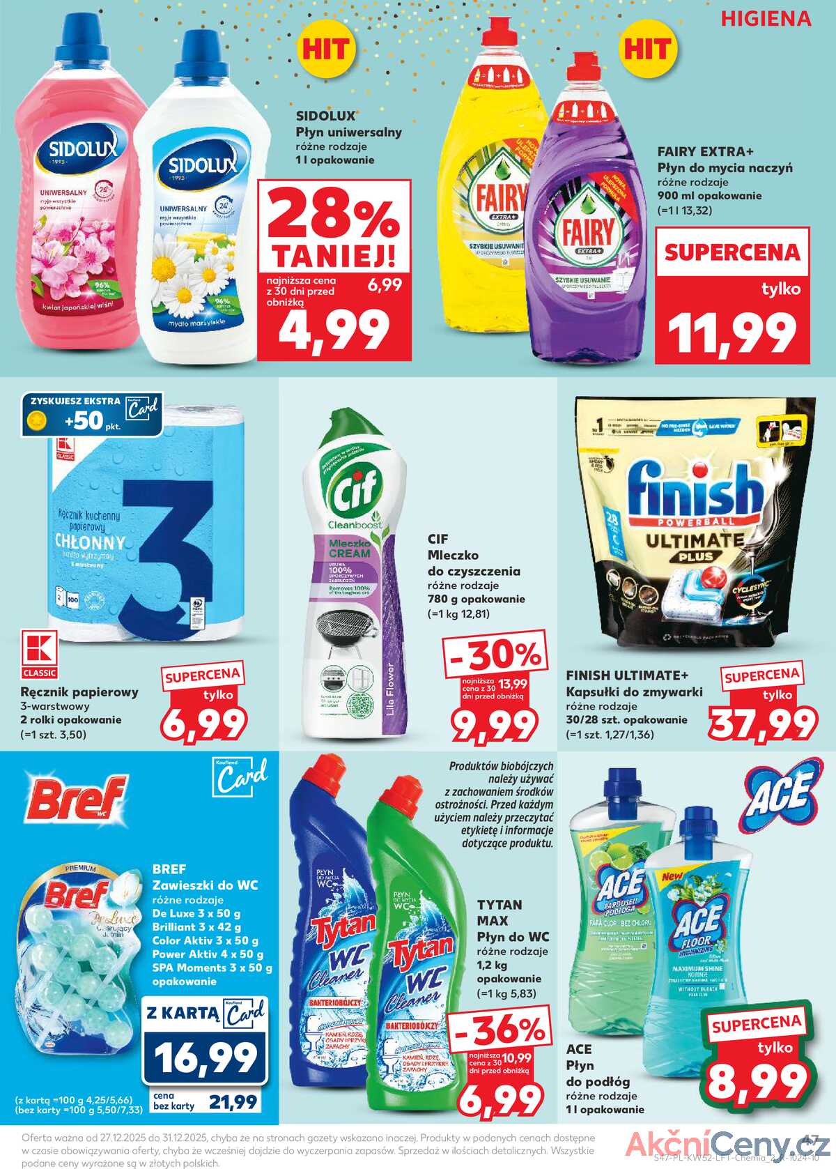 Leták Kaufland Polsko 27.12.-31.12.2025 - Noviny týdne strana 47