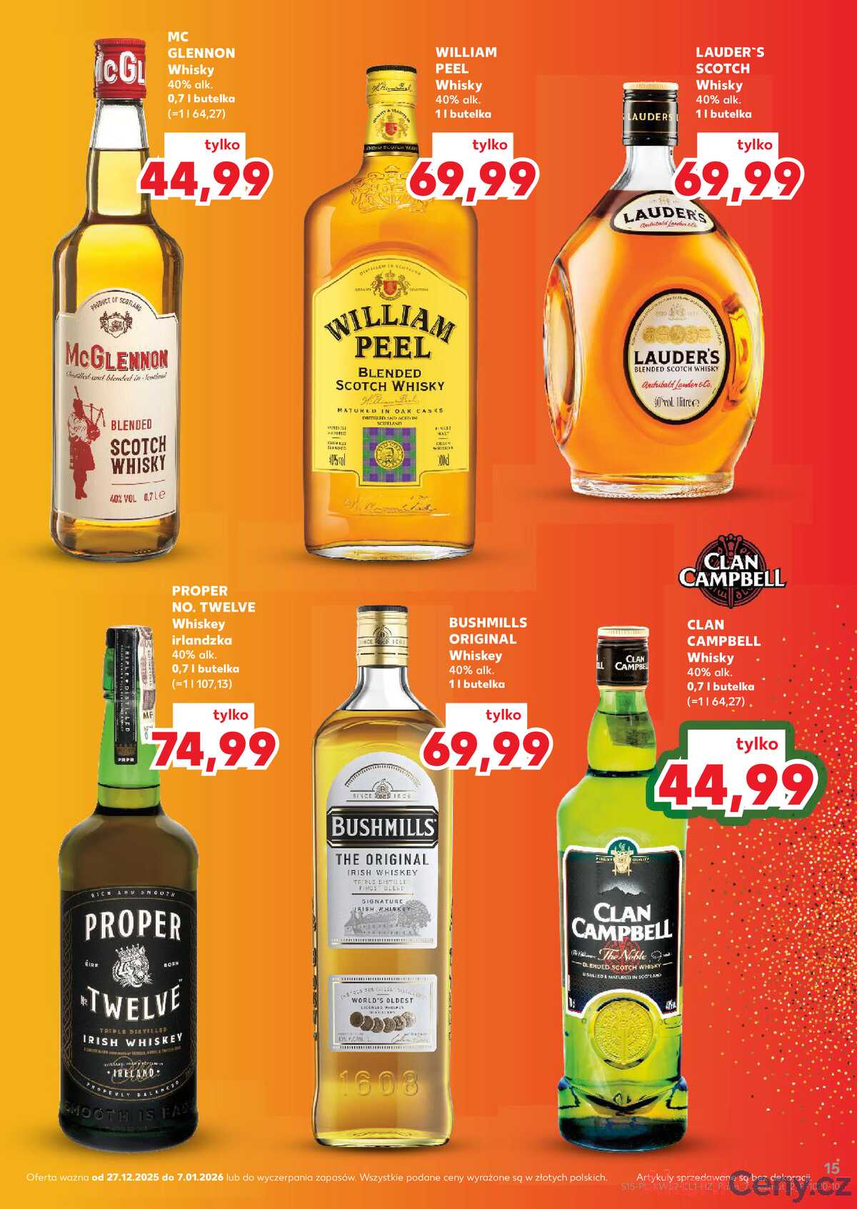 Leták Kaufland Polsko 27.12.-7.1.2026 - Bar Kaufland strana 15