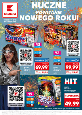 Leták Kaufland Polsko 27.12.-31.12.2025