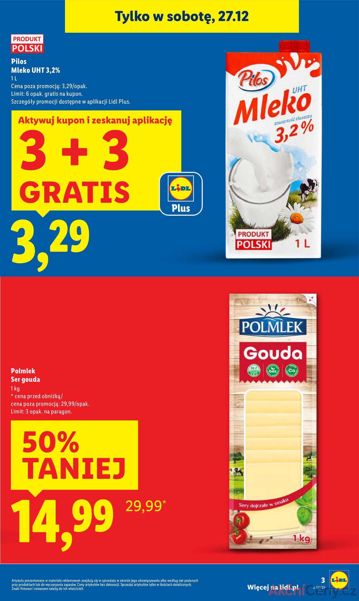 Leták Lidl Polsko 27.12.-27.12.2025 strana 3