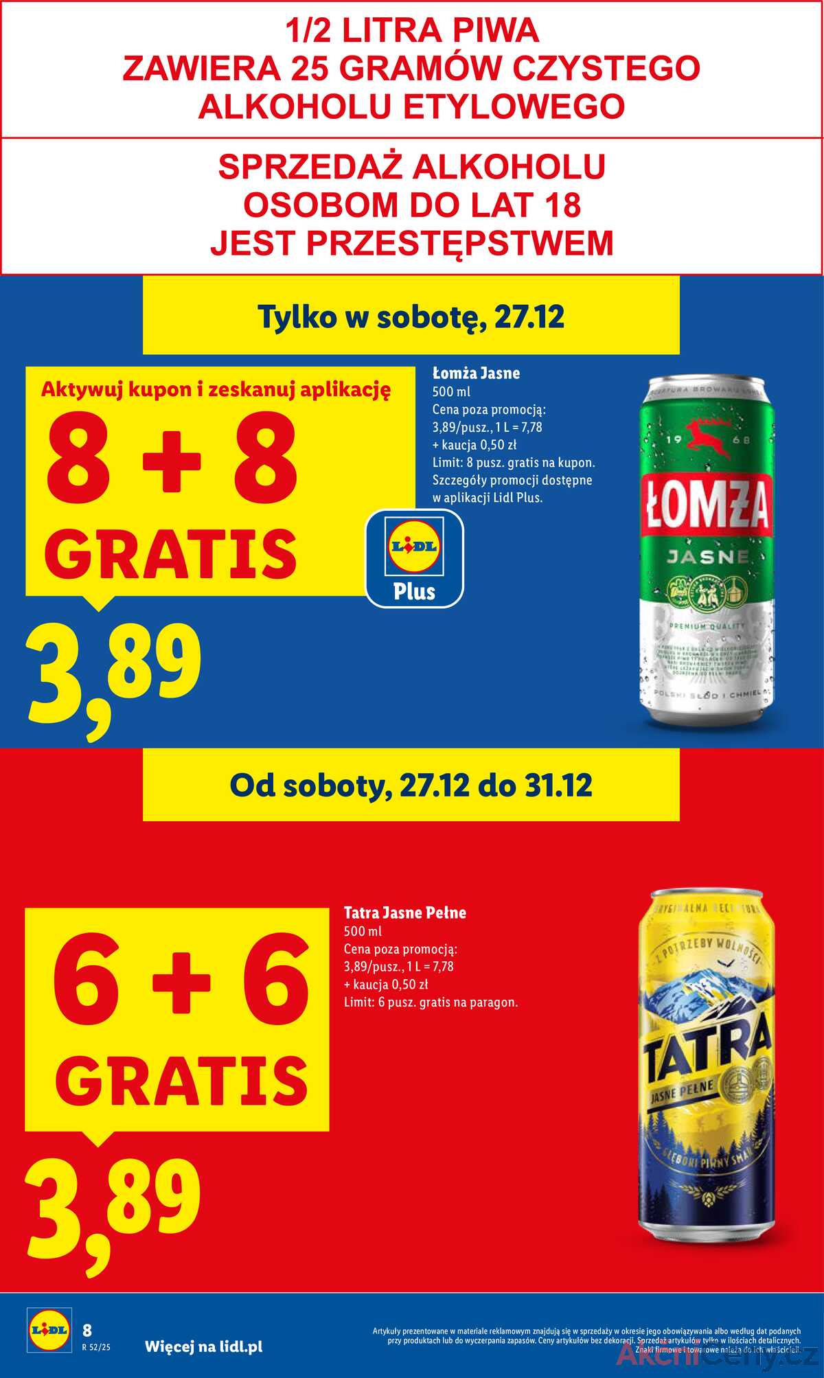 Leták Lidl Polsko 27.12.-27.12.2025 strana 8