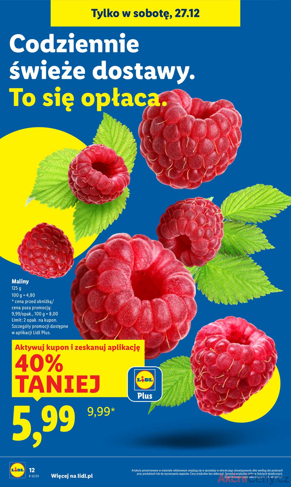 Leták Lidl Polsko 27.12.-27.12.2025 strana 12