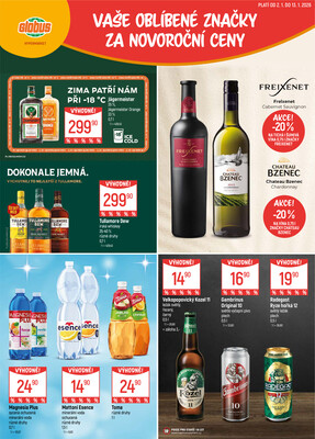 Akční leták Globus 2.1. - 6.1.2026 - Globus Praha - Centrum Černý Most