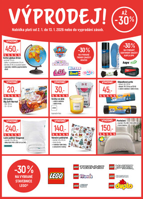 Akční leták Globus 2.1. - 13.1.2026 - Globus Praha - Zličín