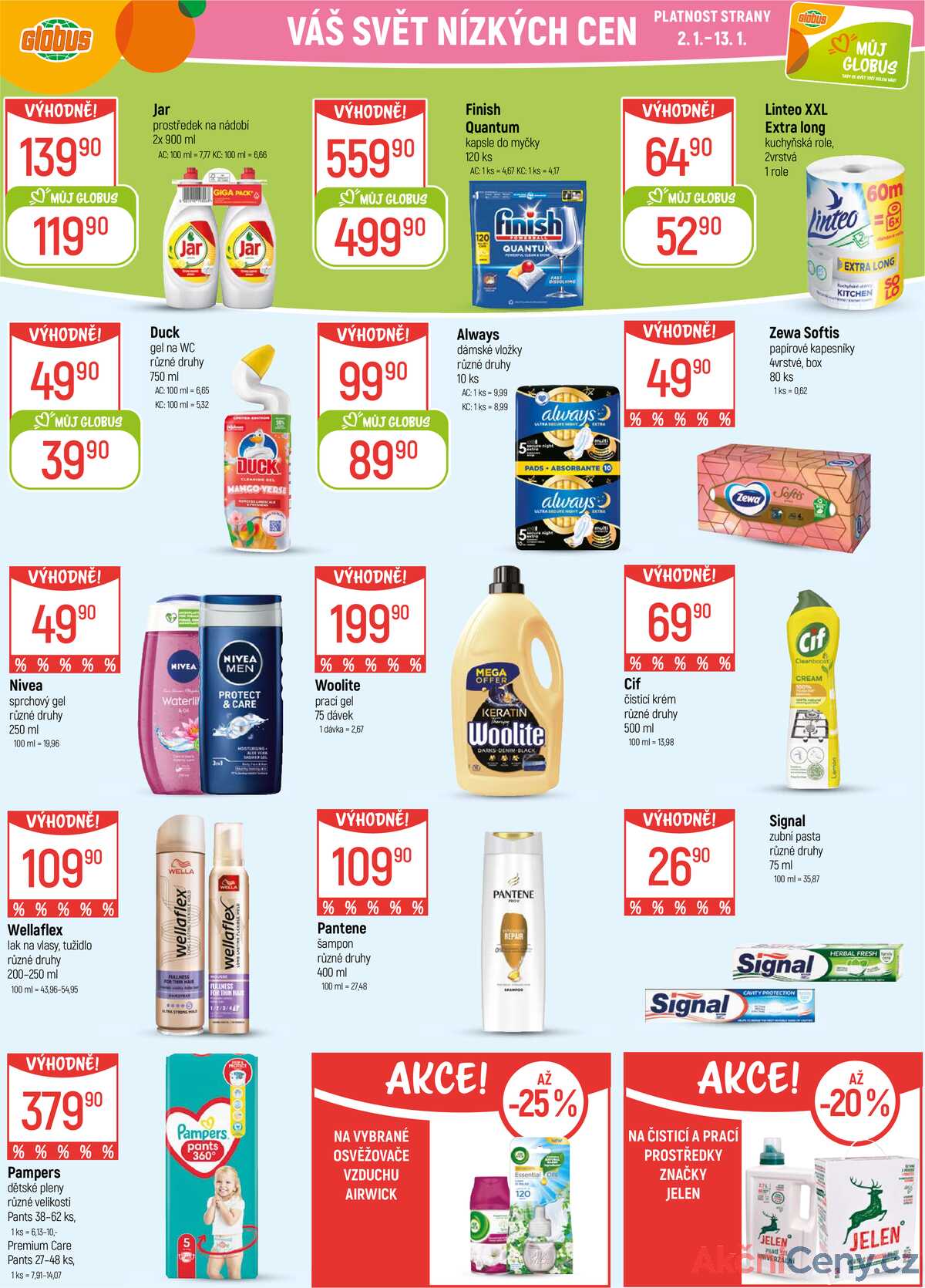 Akční leták Globus 2.1. - 6.1.2026 - Globus Praha - Zličín strana 26