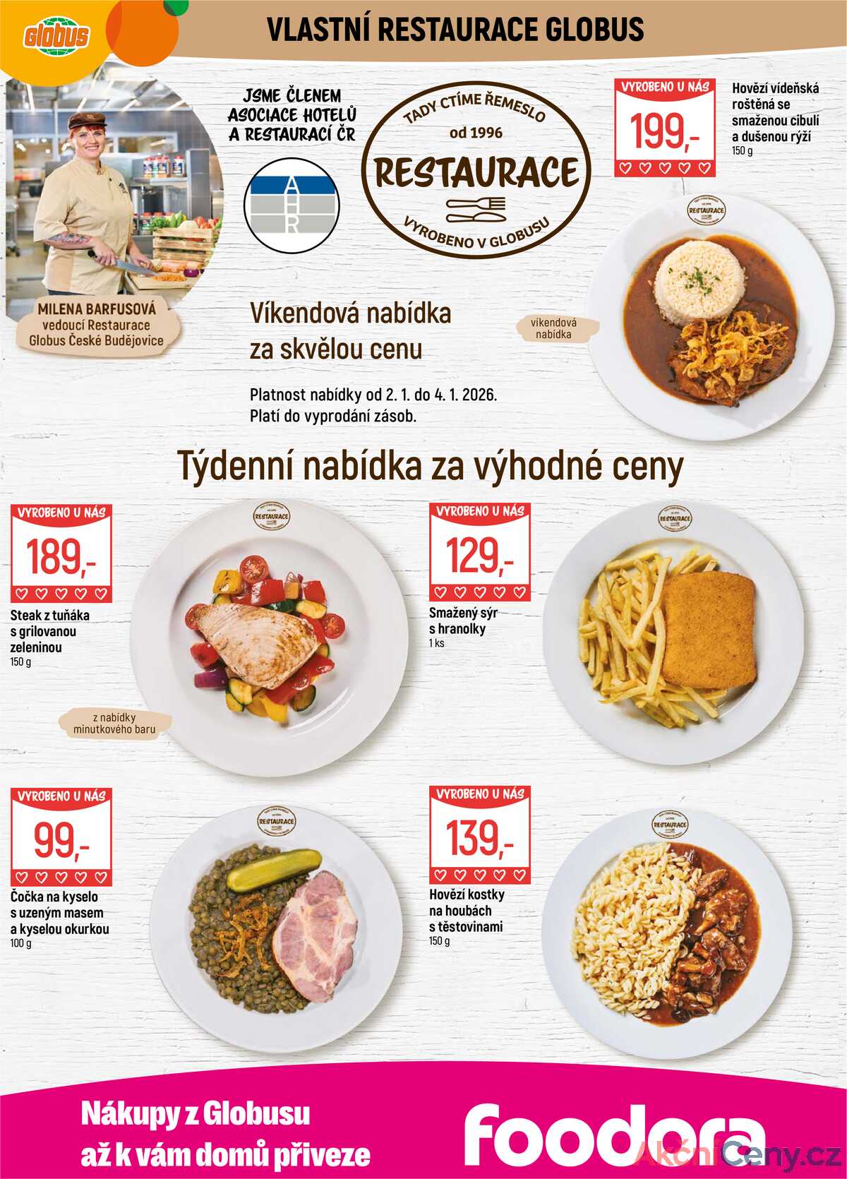 Akční leták Globus 2.1. - 6.1.2026 - Globus České Budějovice strana 7