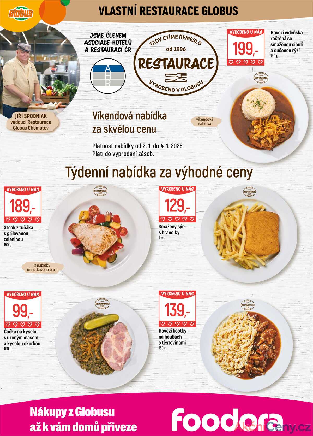 Akční leták Globus 2.1. - 6.1.2026 - Globus Chomutov strana 7