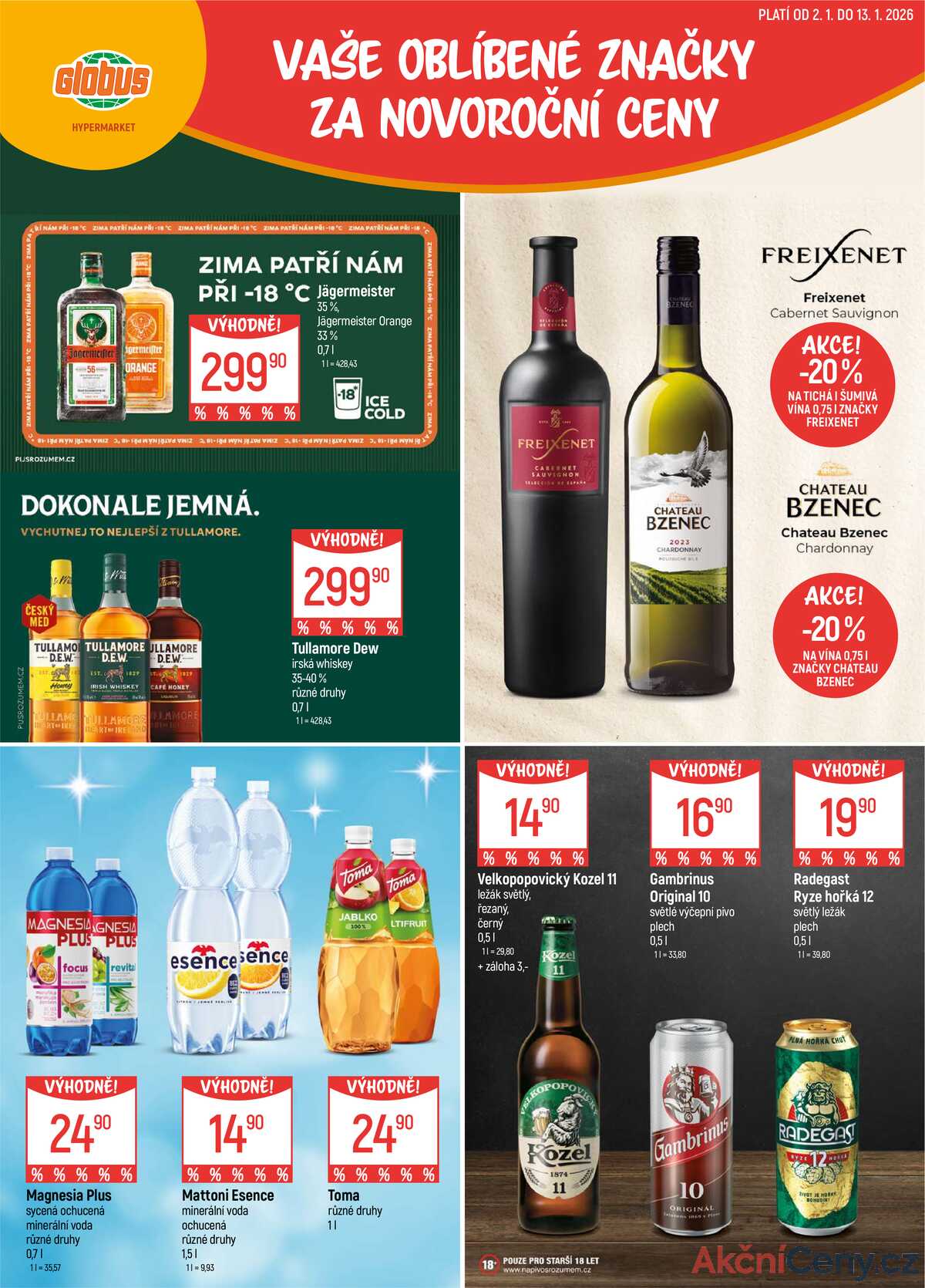 Akční leták Globus 2.1. - 6.1.2026 - Globus Jenišov u Karlových Varů strana 12