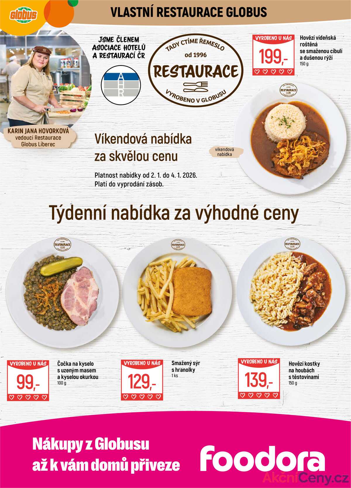 Akční leták Globus 2.1. - 6.1.2026 - Globus Liberec strana 7