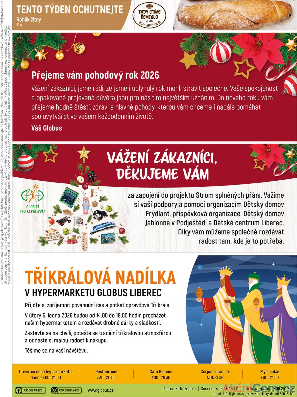 Akční leták Globus 2.1. - 6.1.2026 - Globus Liberec strana 29