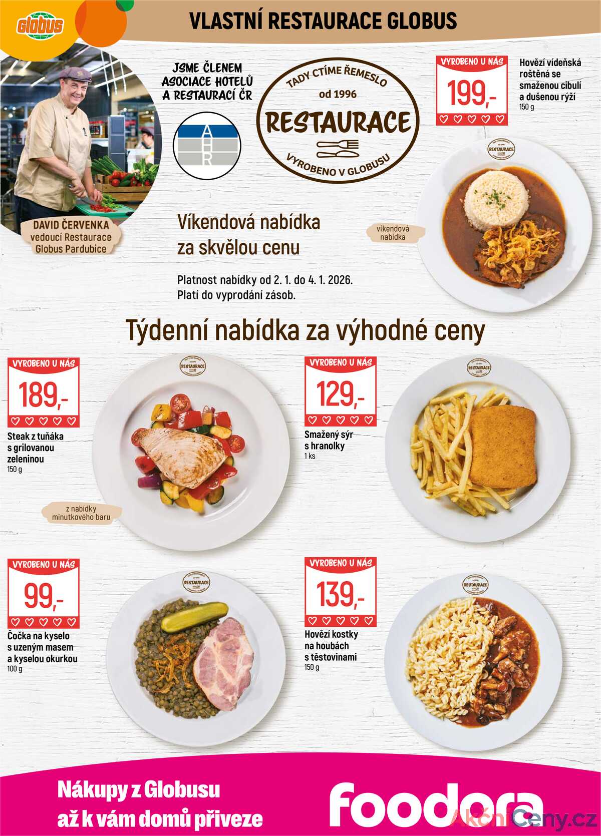 Akční leták Globus 2.1. - 6.1.2026 - Globus Pardubice strana 7