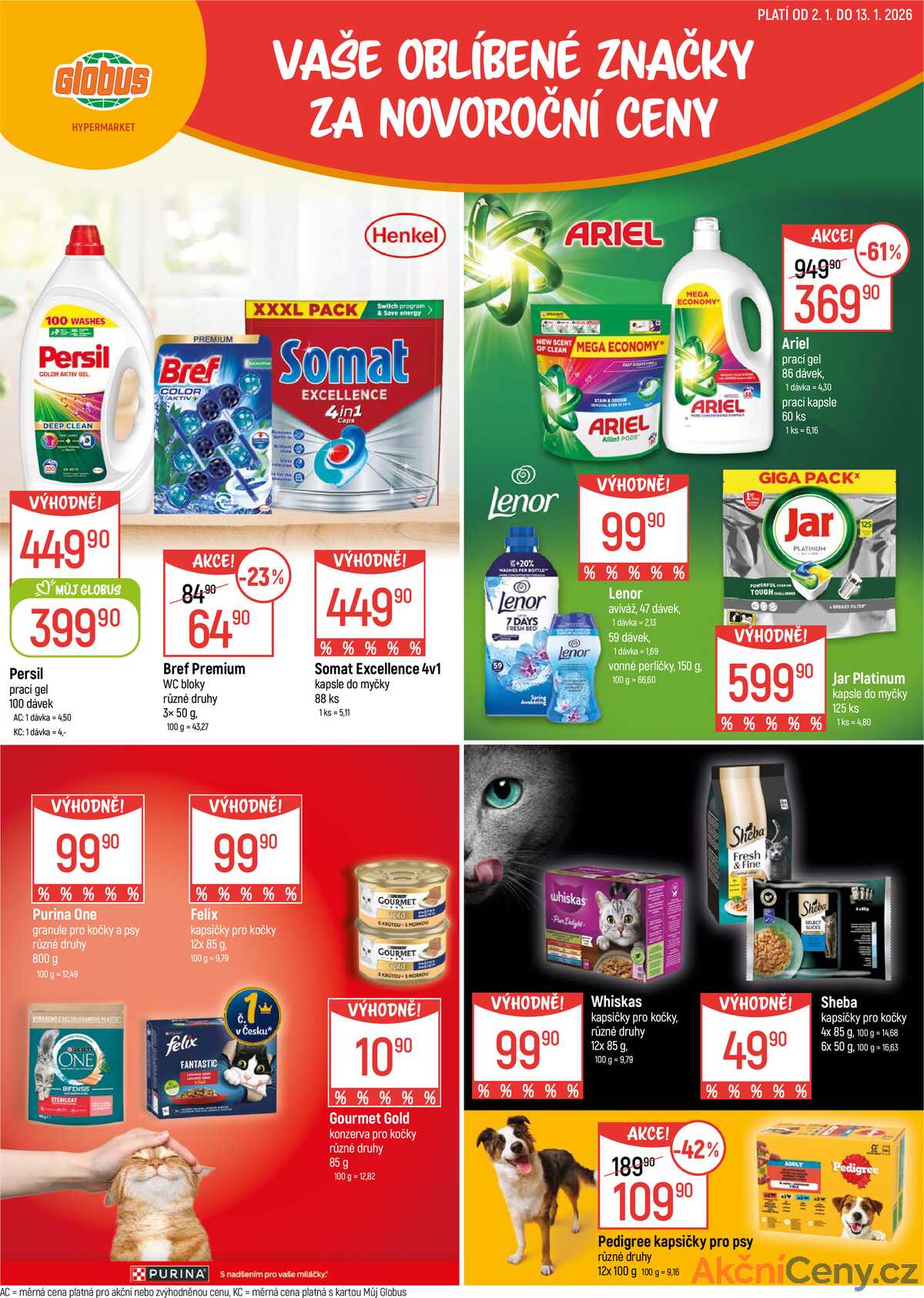 Akční leták Globus 2.1. - 13.1.2026 - Globus Praha - Štěrboholy strana 6