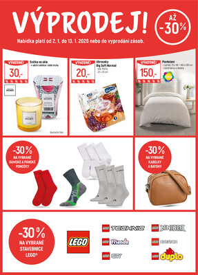 Akční leták Globus 2.1. - 13.1.2026 - Globus Praha - Štěrboholy