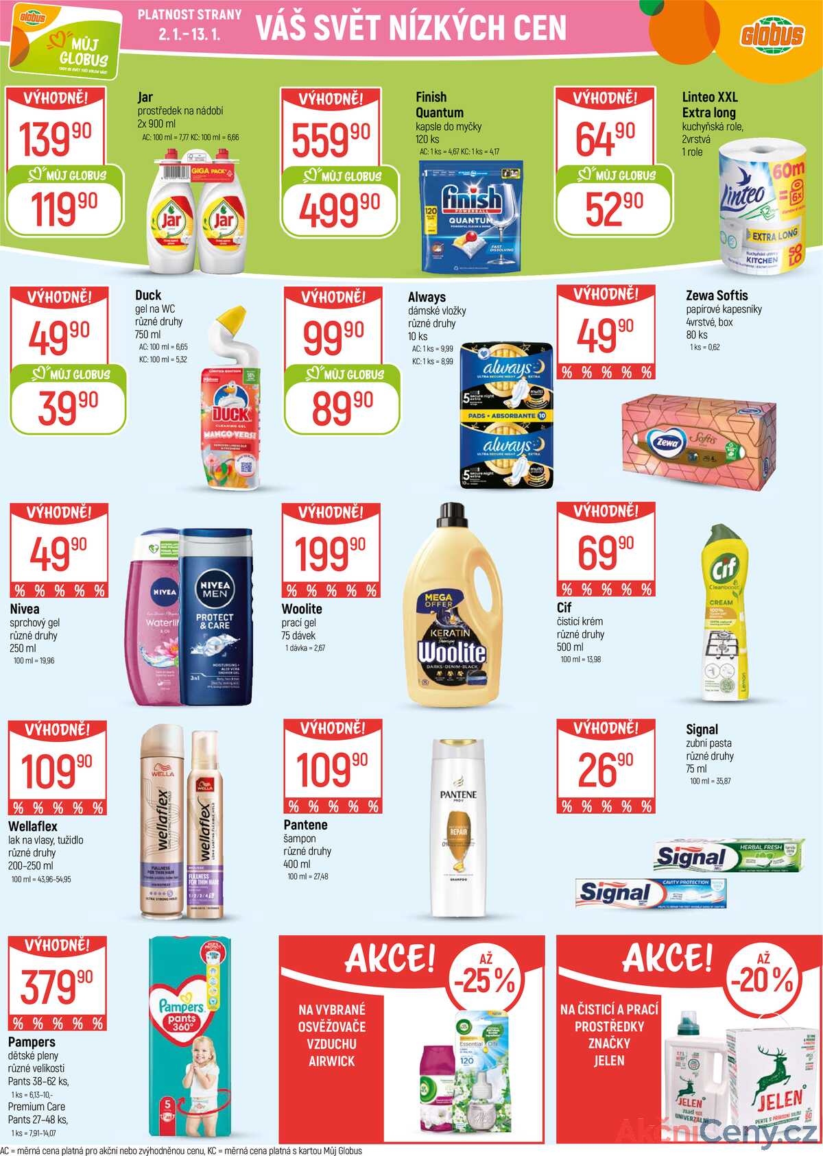Akční leták Globus 2.1. - 6.1.2026 - Globus Praha - Štěrboholy strana 23