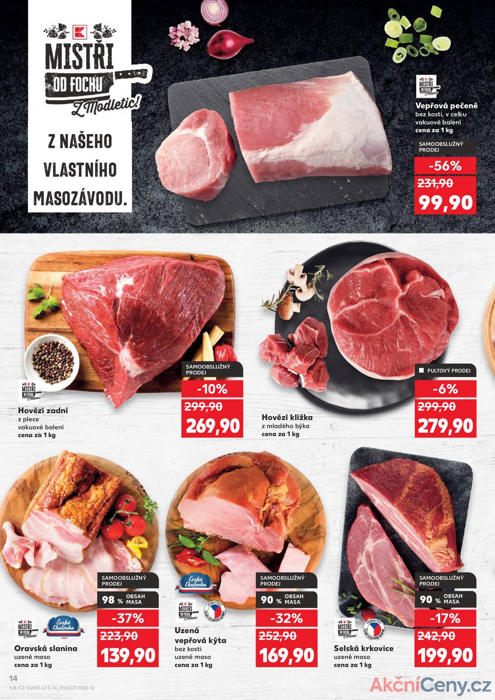 Leták Kaufland - Kaufland 2.1. - 6.1. - Kaufland - Praha 3 (Jarov) - strana 14