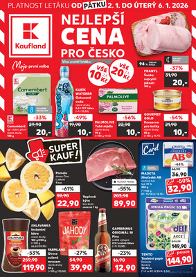 Leták Kaufland 2.1. - 6.1. - Kaufland - Teplice