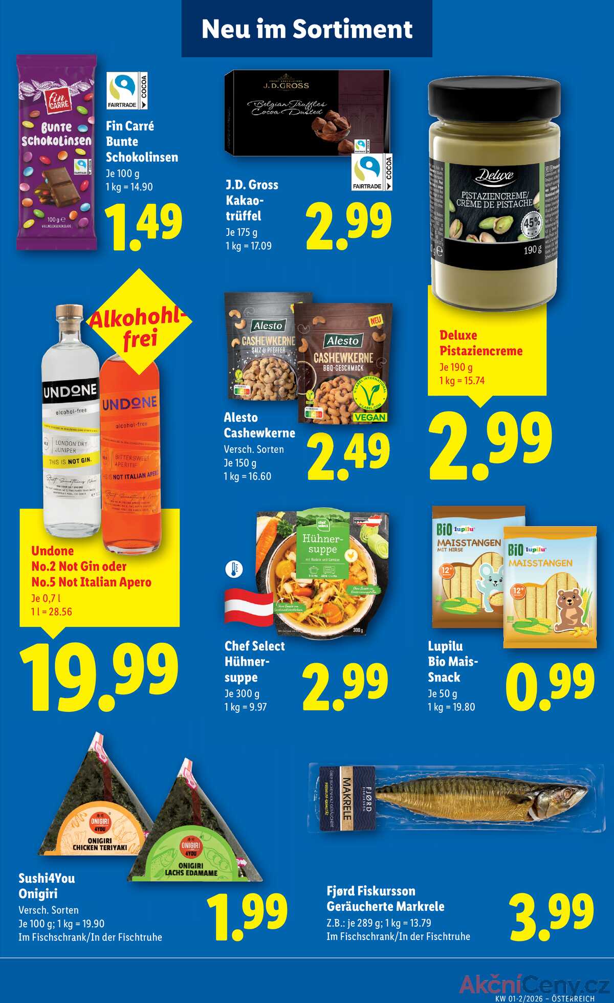 Leták Lidl Rakousko 2.1.-7.1.2026 strana 3