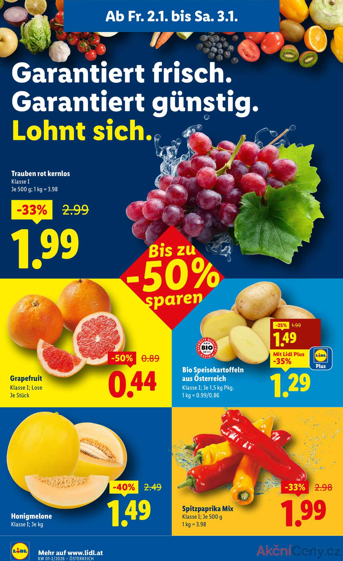 Leták Lidl Rakousko 2.1.-7.1.2026 strana 4